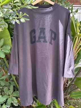 Yeezy YZY Gap Dove Tee Gray Oversized L 31x32